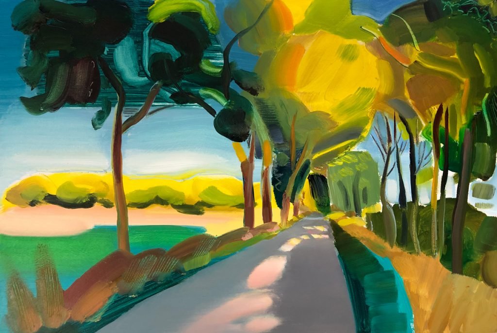 Lindsey Hambleton Derbyshire landscape painting