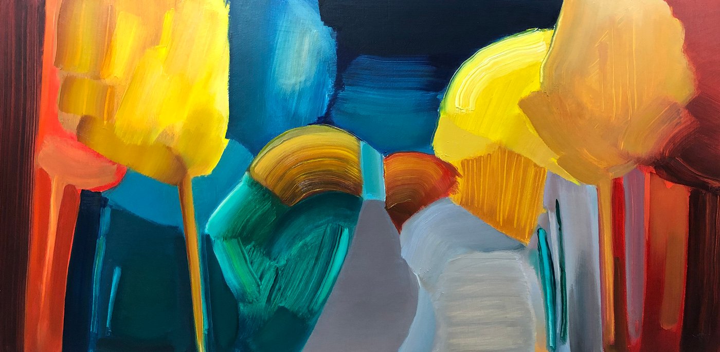 Lindsey Hambleton abstract landscape painting