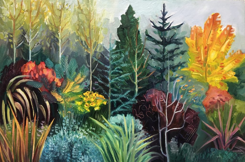 Artist's Garden painting